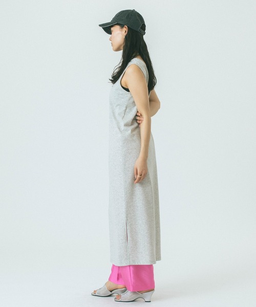 ROSE BUD(ローズバッド)の「【WEB・一部店舗限定】COLOR NEP 2WAY DRESS(ワンピース・レディース・ネイビー/グレー/ホワイト・ONE SIZE)」の13枚目の写真
