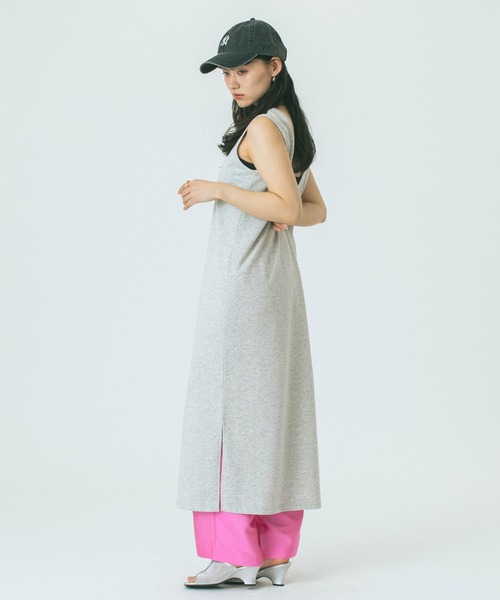 ROSE BUD(ローズバッド)の「【WEB・一部店舗限定】COLOR NEP 2WAY DRESS(ワンピース・レディース・ネイビー/グレー/ホワイト・ONE SIZE)」の14枚目の写真