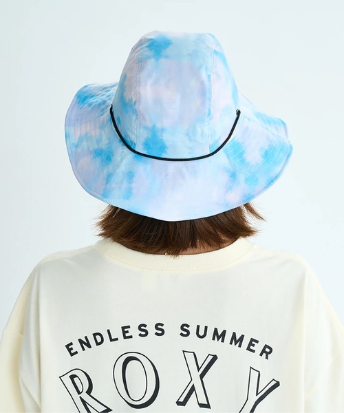 ROXY（ロキシー）の「SURFCAMP SAFARI HAT/ロキシーサーフハット（ハット・レディース・ホワイト/パープル/ブラック・FREE）」の9枚目の写真