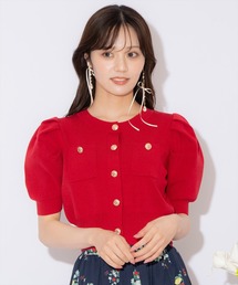 WILLSELECTION（ウィルセレクション）の「ポケットデザインパフカーディガン（カーディガン/ボレロ）」