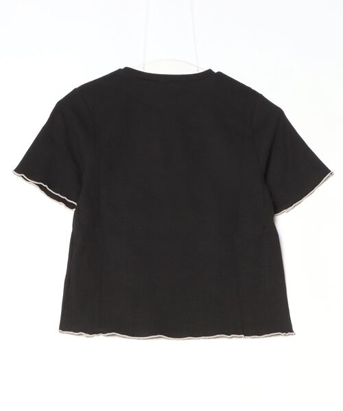 Per sist ence（パーシエンス）の「カットリブ配色メロープルオーバー（Tシャツ/カットソー・レディース・アイボリー/ブラック/モカ/グリーン・ONE SIZE）」の5枚目の写真