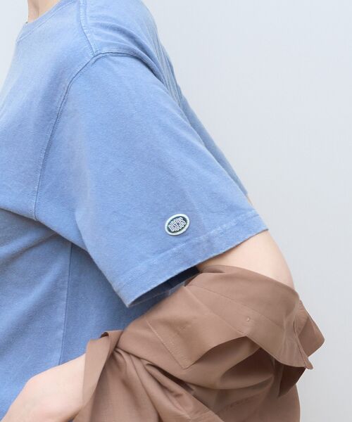 DISCUS(ディスカス)の「Discus パウダーブリーチ加工Tシャツ(Tシャツ/カットソー・レディース・その他6/アイボリー/チャコールグレー/ブルー/ピンク・FREE)」の14枚目の写真