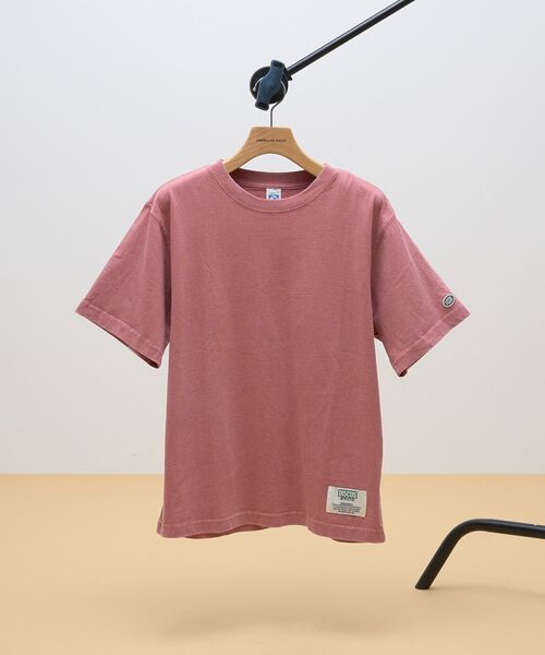 DISCUS(ディスカス)の「Discus パウダーブリーチ加工Tシャツ(Tシャツ/カットソー・レディース・その他6/アイボリー/チャコールグレー/ブルー/ピンク・FREE)」の4枚目の写真