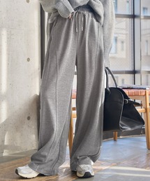 KOBE LETTUCE | スウェット素材ワイドカーブパンツ(スウェットパンツ)