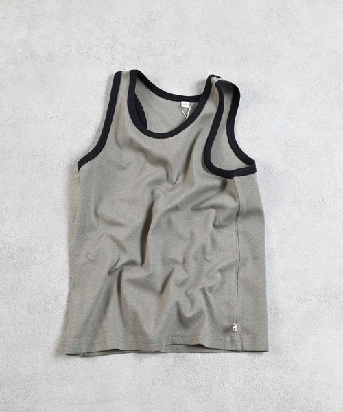 MARKEY'S（マーキーズ）の「無地スパンフライスタンクトップ（タンクトップ・キッズ・ライトグリーン/グリーン/オレンジ/オフホワイト/グレー/ブラック・80/90/100/110/120/130/140）」の10枚目の写真