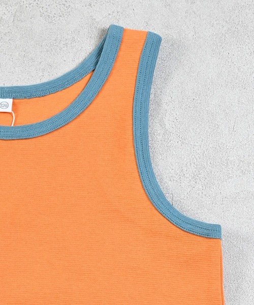 MARKEY'S（マーキーズ）の「無地スパンフライスタンクトップ（タンクトップ・キッズ・ライトグリーン/グリーン/オレンジ/オフホワイト/グレー/ブラック・80/90/100/110/120/130/140）」の13枚目の写真