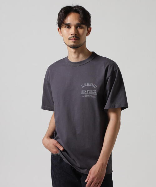 AVIREX（アヴィレックス）の「MIL. STENCIL T-SHIRT US ARMY AIR FORCE / ステンシル 半袖Tシャツ アーミー エアフォース / AVIREX / アヴィレックス（Tシャツ/カットソー・メンズ・ブラック/ナチュラル/オリーブ系・2XL/XL/M/L）」の4枚目の写真