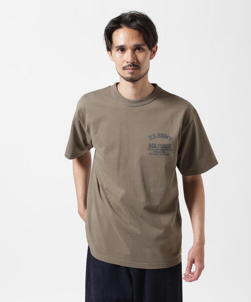 AVIREX（アヴィレックス）の「MIL. STENCIL T-SHIRT US ARMY AIR FORCE / ステンシル 半袖Tシャツ アーミー エアフォース / AVIREX / アヴィレックス（Tシャツ/カットソー・メンズ・ブラック/ナチュラル/オリーブ系・2XL/XL/M/L）」の5枚目の写真