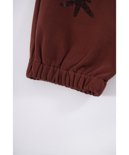 UNKNOWN LONDON（アンノウン・ロンドン）の「スウェットパンツ｜BROWN BLACK RHINESTONE JOGGER｜Unknown London（スウェットパンツ・メンズ・ブラウン・S/L/XL）」の5枚目の写真