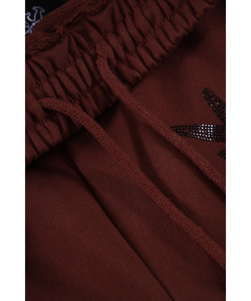 UNKNOWN LONDON（アンノウン・ロンドン）の「スウェットパンツ｜BROWN BLACK RHINESTONE JOGGER｜Unknown London（スウェットパンツ・メンズ・ブラウン・S/L/XL）」の7枚目の写真