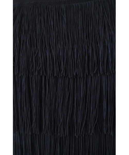 RIM.ARK Fringe N/S knit tops ブラウン RIM.ARK | Fringe N/S knit