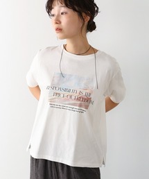 インクジェットプリント半袖Tシャツ