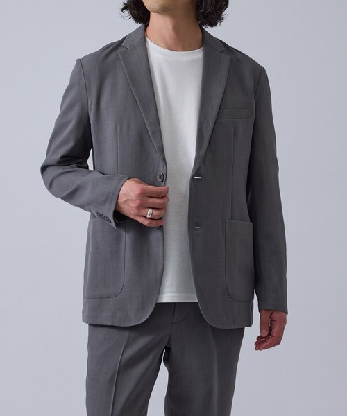 JUNRED CPOジャケット LLサイズ 新品未使用品 ZARA ザラ CPOジャケット ミドル丈 チェック柄 ウール混