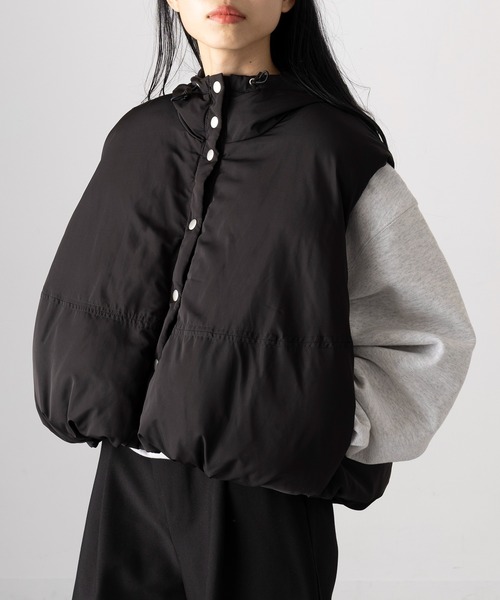 セール】【MAGASIN DE MODE Onjna】マットタフタ ファイバーダウン