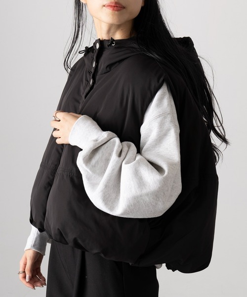 セール】【MAGASIN DE MODE Onjna】マットタフタ ファイバーダウン