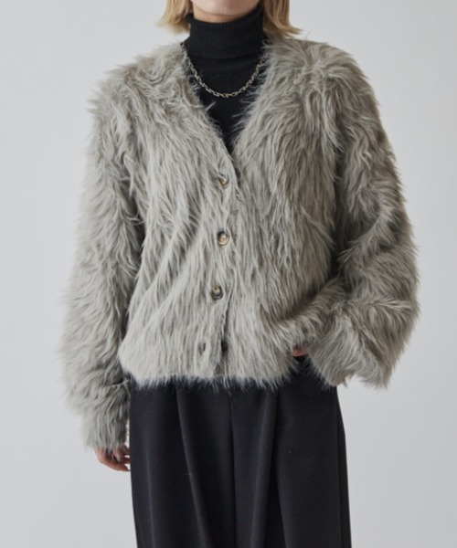 シャギーカーディガン（カーディガン/ボレロ）｜Lui's（ルイス）の