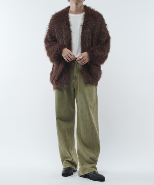 Lui's（ルイス）の「シャギーカーディガン（カーディガン/ボレロ