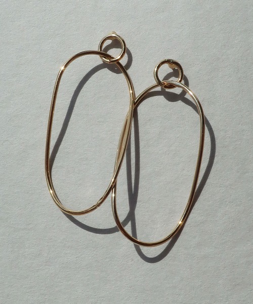 Missoma ツイストフープピアス 関税送料込み ☆関税送料込【MISSOMA】Mini Tidal 18K ツイスト フープ ピアス