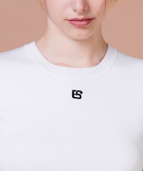 DOUBLE STANDARD CLOTHING(ダブルスタンダードクロージング)の「ドローストリング ニットトップス(ニット/セーター・レディース・オフホワイト/ブラック・FREE)」の10枚目の写真