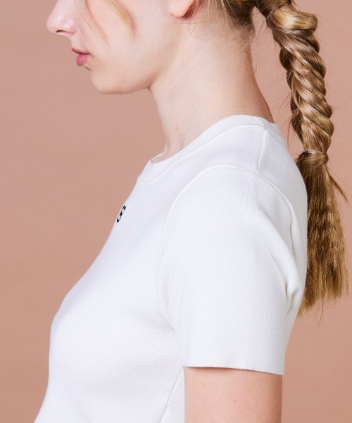 DOUBLE STANDARD CLOTHING(ダブルスタンダードクロージング)の「ドローストリング ニットトップス(ニット/セーター・レディース・オフホワイト/ブラック・FREE)」の11枚目の写真