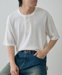 paradigm | ガス焼きワッフルヘンリーネックT(Tシャツ/カットソー)