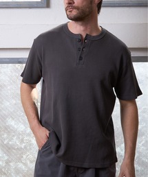 paradigm（パラダイム）の「【paradigm】ガス焼きワッフルヘンリーネックT（Tシャツ/カットソー）」