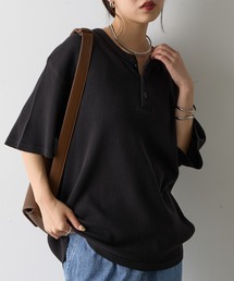 paradigm | 【paradigm】ガス焼きワッフルヘンリーネックT(Tシャツ/カットソー)