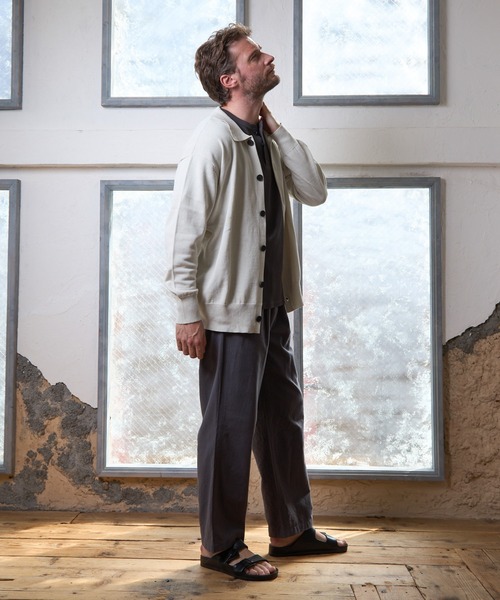 paradigm（パラダイム）の「【paradigm】ガス焼きワッフルヘンリーネックT（Tシャツ/カットソー・メンズ・ブラック/ダークグレー/ホワイト・MEDIUM/LARGE/X-LARGE）」の17枚目の写真