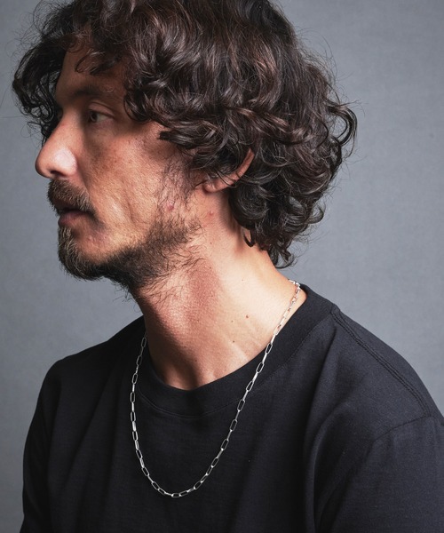 Magine(マージン)の「925 SILVER NAVAJO CHAIN NECKLACE 60cm:スターリング シルバー ナバホチェーン ネックレス(ネックレス・メンズ・シルバー・FREE)」の8枚目の写真