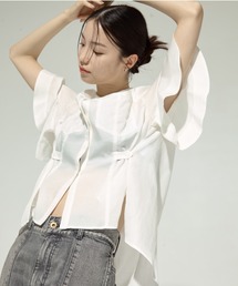 STUDIOUS | 【STUDIOUS/ステュディオス】Hem Flare 2way Blouse/ヘムフレアブラウス(シャツ/ブラウス)