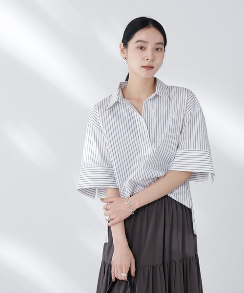 ワイドスキッパーブラウス rps｜ワイドスキッパーブラウス | Rakuten Fashion(楽天