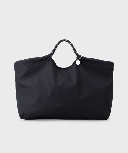 OPAQUE.CLIP（オペークドットクリップ）の「【軽量/A4サイズ対応】ロープハンドルドロストBIGトートバッグ（トートバッグ・レディース・ブラック/ベージュ/チャコールグレー・00）」の10枚目の写真