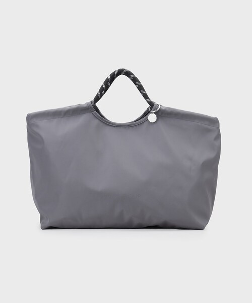 OPAQUE.CLIP（オペークドットクリップ）の「【軽量/A4サイズ対応】ロープハンドルドロストBIGトートバッグ（トートバッグ・レディース・ブラック/ベージュ/チャコールグレー・00）」の11枚目の写真