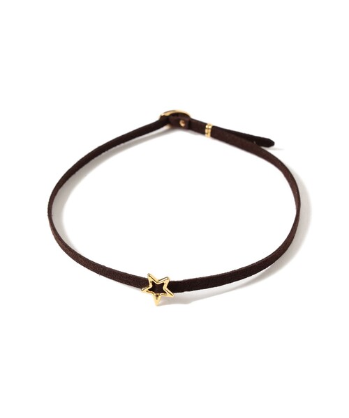 Ray BEAMS(レイビームス)の「フェイク スエード チョーカー(チョーカー・レディース・ダークブラウン/サックスブルー/グリーン系その他3・ONE SIZE)」の2枚目の写真