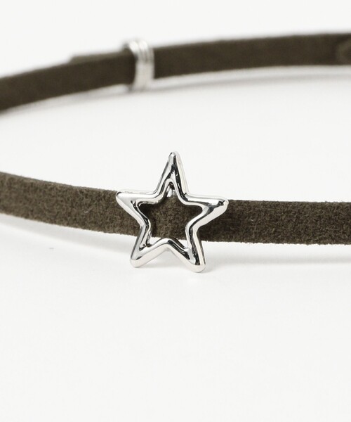 Ray BEAMS(レイビームス)の「フェイク スエード チョーカー(チョーカー・レディース・ダークブラウン/サックスブルー/グリーン系その他3・ONE SIZE)」の7枚目の写真