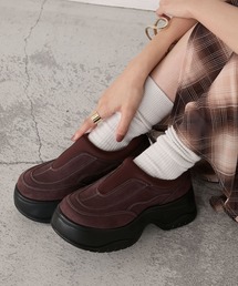 forksy. | 【forksy.】ボリュームソールヴィンテージライクスリッポン(スニーカー)