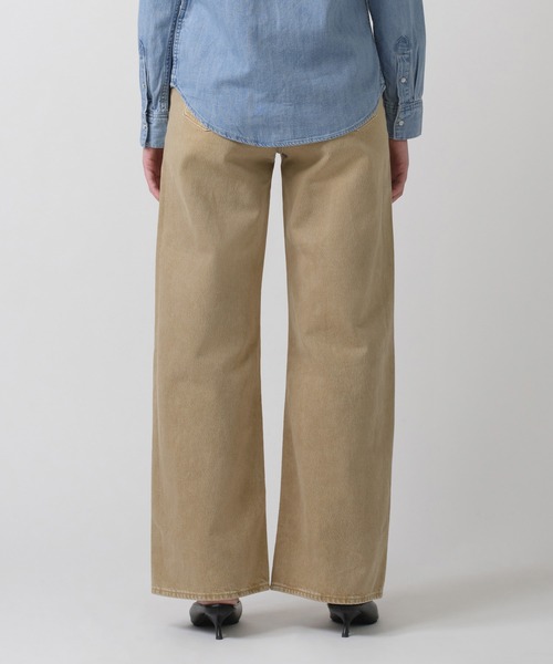 Levi's（リーバイス）の「Levi's/リーバイス RIBCAGE WIDE LEG ジーンズ ベージュ（デニムパンツ・レディース・ブラウン・23inch/24inch/25inch/26inch/27inch/28inch）」の3枚目の写真