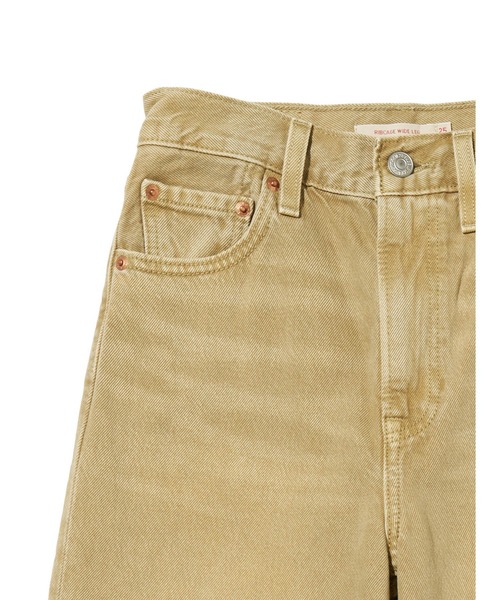 Levi's（リーバイス）の「Levi's/リーバイス RIBCAGE WIDE LEG ジーンズ ベージュ（デニムパンツ・レディース・ブラウン・23inch/24inch/25inch/26inch/27inch/28inch）」の10枚目の写真