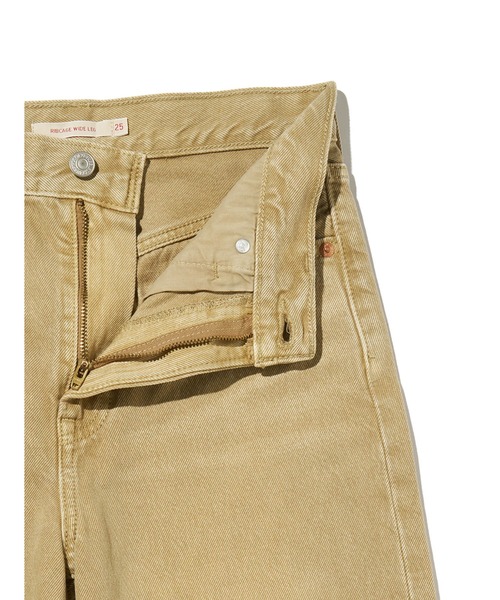 Levi's（リーバイス）の「Levi's/リーバイス RIBCAGE WIDE LEG ジーンズ ベージュ（デニムパンツ・レディース・ブラウン・23inch/24inch/25inch/26inch/27inch/28inch）」の11枚目の写真