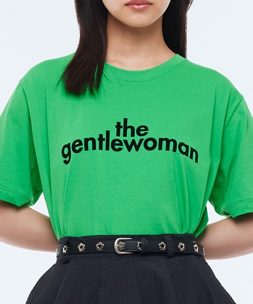 Narcissus(ナルシス)の「ロゴプリントカラーTシャツ(Tシャツ/カットソー・レディース・グリーン/チャコール・FREE)」の18枚目の写真