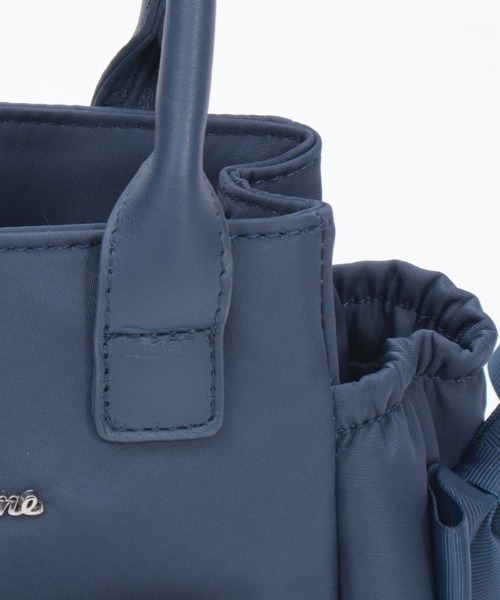 axes femme（アクシーズファム）の「リボン撥水ナイロンポシェット（ショルダーバッグ・レディース・グレイッシュベージュ/ネイビー・FREE）」の18枚目の写真