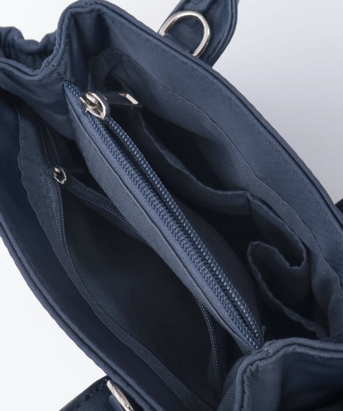 axes femme（アクシーズファム）の「リボン撥水ナイロンポシェット（ショルダーバッグ・レディース・グレイッシュベージュ/ネイビー・FREE）」の22枚目の写真