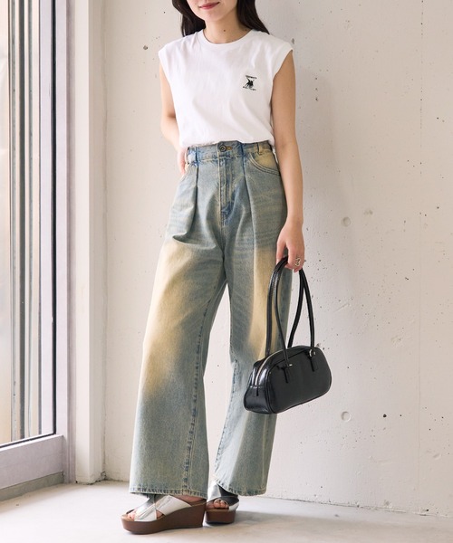 POLO ホワイト ノースリーブ トップス　完売品 U.S. POLO ASSN. タンクトップ ノースリーブ 「Ada.別注」U.S.