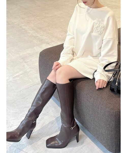 RESEXXY（リゼクシー）の「エンブロイダリースウェットトップス（スウェット・レディース・グレー/ブルー/ホワイト・FREE）」の17枚目の写真