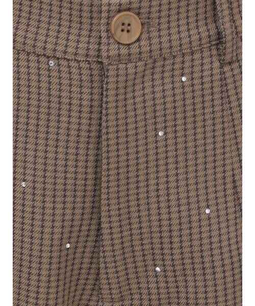 jouetie（ジュエティ）の「ラインストーンショートパンツ【セットアップ対応】（その他パンツ・レディース・ブラウン/グレー・MEDIUM）」の20枚目の写真