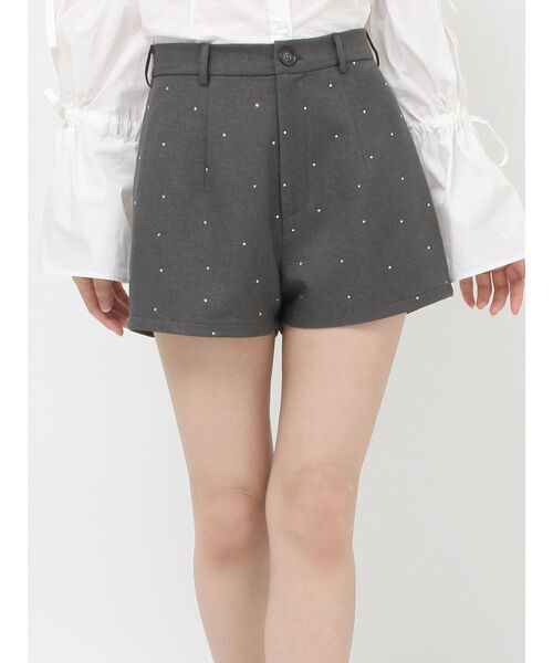 jouetie（ジュエティ）の「ラインストーンショートパンツ【セットアップ対応】（その他パンツ・レディース・ブラウン/グレー・MEDIUM）」の21枚目の写真
