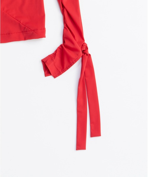 PRANK PROJECT（プランクプロジェクト）の「ノットシャーリングトップ / Knot Sharing Top（その他トップス・レディース・チャコールグレー/アイボリー/レッド・FREE）」の18枚目の写真