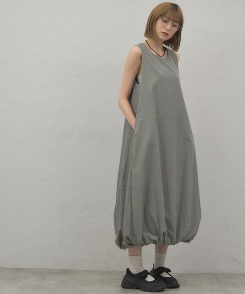 【新品】willfully バルーンロングワンピース バルーンロングワンピース（ワンピース）｜leimn（レイムン）の