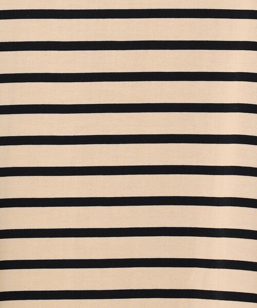 J.PRESS YORK STREET（ジェイプレスヨークストリート）の「【UNISEX】ベーシックボーダー Tシャツ（Tシャツ/カットソー・メンズ・ダークブラウン系1/ダークグリーン系2/ベージュ系1/ホワイト系2・SMALL/MEDIUM/LARGE）」の5枚目の写真