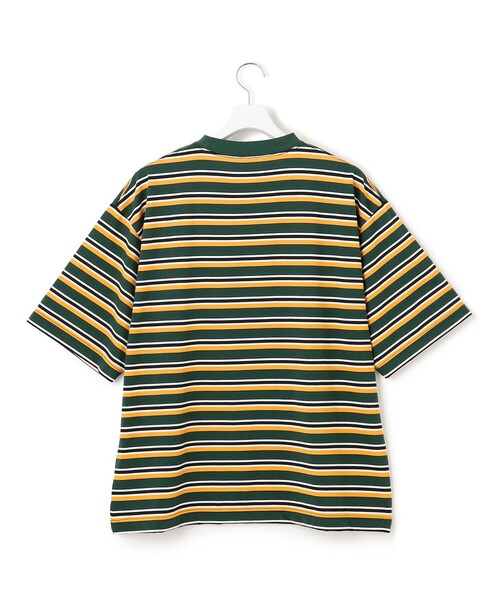 J.PRESS YORK STREET（ジェイプレスヨークストリート）の「【UNISEX】ベーシックボーダー Tシャツ（Tシャツ/カットソー・メンズ・ダークブラウン系1/ダークグリーン系2/ベージュ系1/ホワイト系2・SMALL/MEDIUM/LARGE）」の9枚目の写真